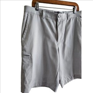 NWOT Ocean Laundry Men's sweat shorts SMALL LOGO - Gray Melange